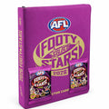 2026 AFL Footy Stars Vinyl Trading Card Album on white background