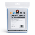 Select 35-100 Point Trading Card Sleeves 12 pack on white background