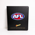 AFL Trading Card Collector Album binder on white background