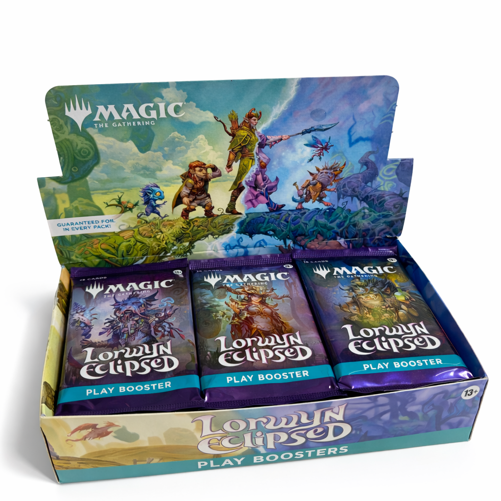 Magic The Gathering Lorwyn Eclipsed trading card pack on white background