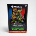 Magic The Gathering Teenage Mutant Ninja Turtles Commander Deck sealed on white background
