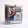 NBA Topps Chrome 2025/2026 Mega sealed box on white background