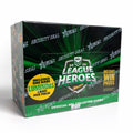 NRL League Heroes 2026 sealed retail trading card box on white background