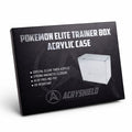 Pokemon Elite Trainer Box Acrylic Display Case on white background