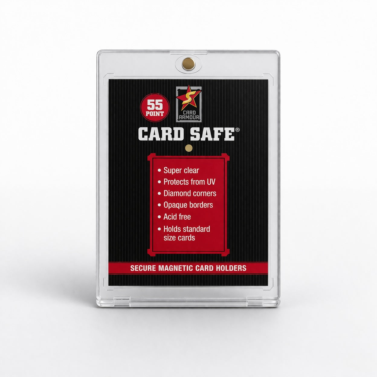 Select Magnetic Card Safe 55 Point one-touch holder on white background
