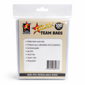 Select Team Bags pack of 100 resealable card storage bags on white background