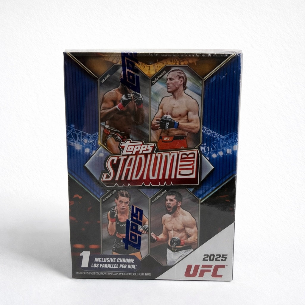 Topps UFC Stadium Club Blaster Value sealed box on white background